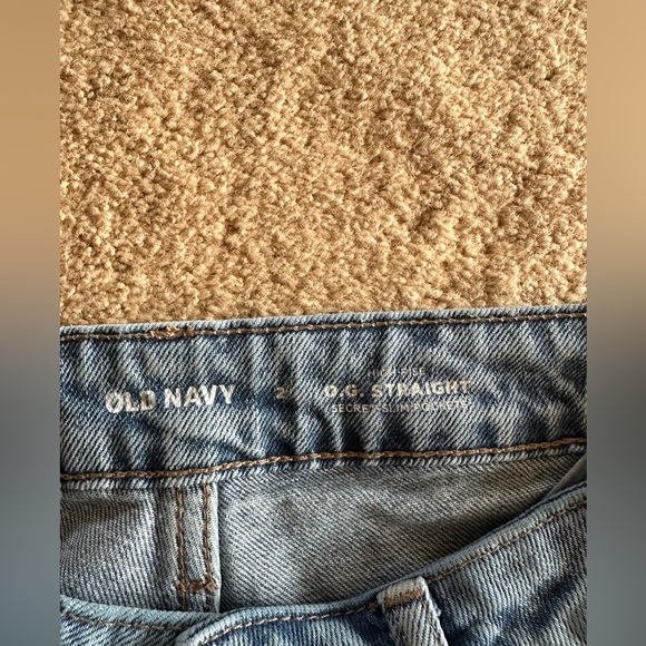 Old Navy OG Jeans with hand painted hearts - Picture 4 of 5